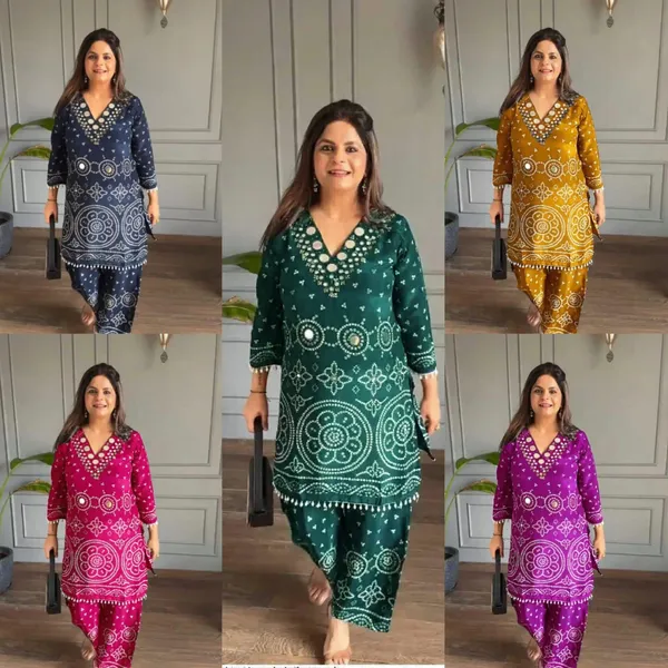 Hot_Pink_Beautiful_Heavy_quality_Power_loom_Crushef_Chinon_Silk_Fabric_designer_festive_wear_2pc_Cord-Sets_with_one_with_Crape_Lining