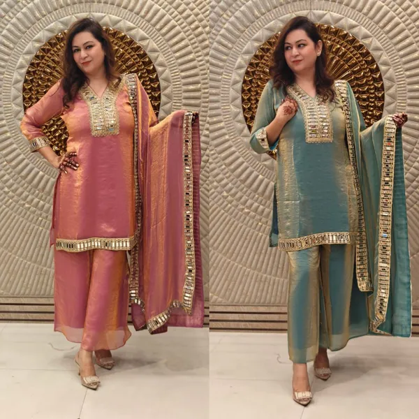 Pink_Beautiful_Heavy_quality_Frendy_Silk_Silk_Fabric_designer_festive_wear_3pc___Peplum_Dress_with_Crape_Lining