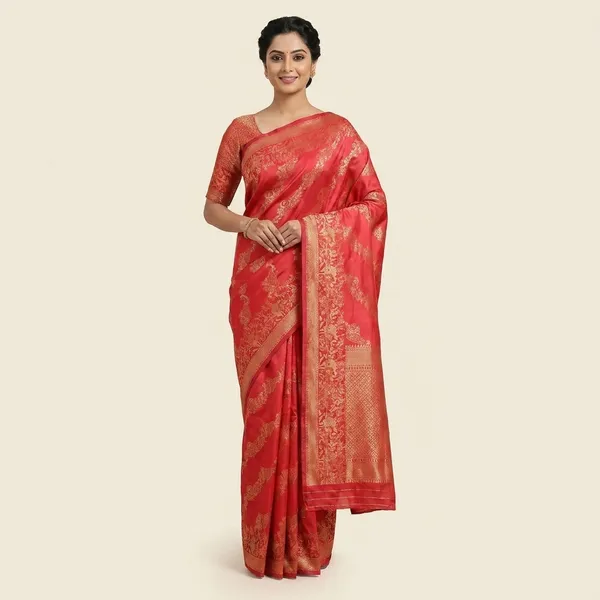 Premium_Banarasi_Silk_Saree_With_Golden_Zari_Work_Pink