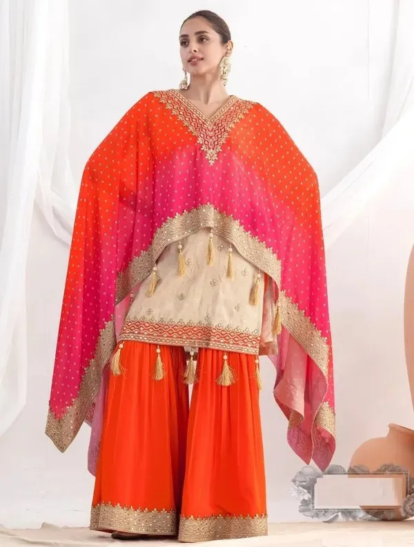 Red_Beautiful_Heavy_quality_Banarsi_+_Chinon__Silk_Fabric_designer_festive_wear_3pc_DressWith_Crape_Lining