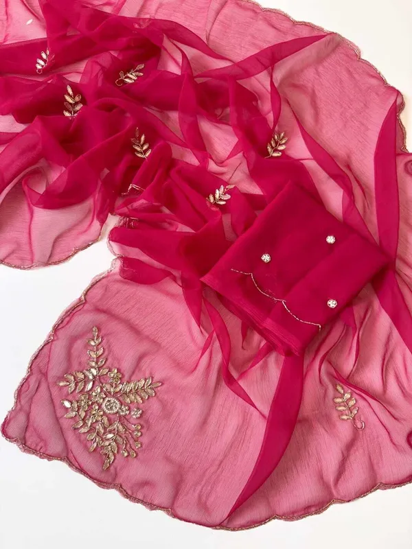 Rutexa_Fashion_Hand_Work_Pure_Chiffon_Light_Weight_Saree_Party_Wear
