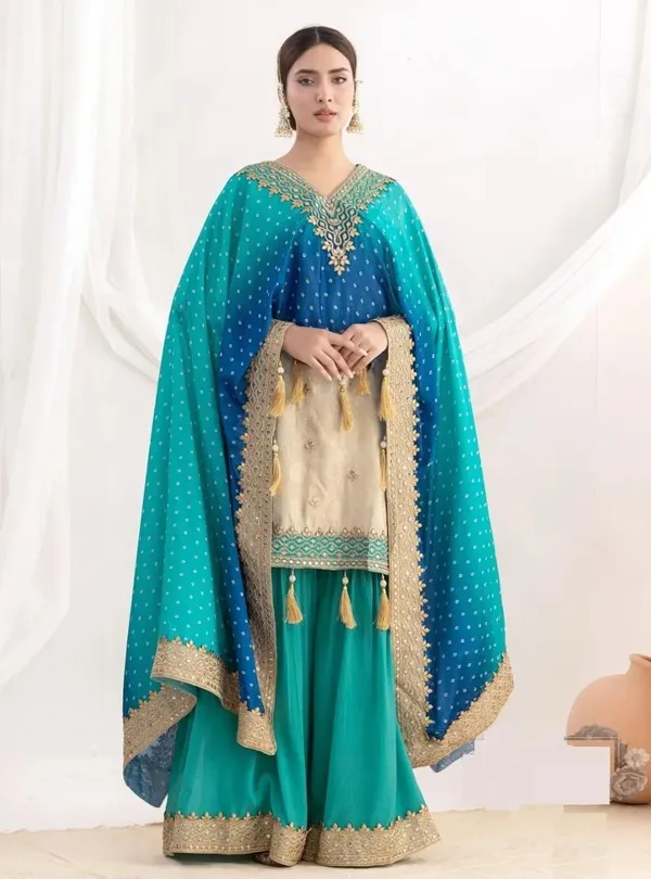 Sky_Blue__Presenting_Beautiful_Heavy_quality_Banarsi_+_Chinon__Silk_Fabric_designer_festive_wear_3pc_DressWith_Crape_Lining