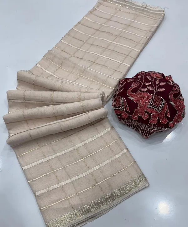 Rutexa_Fashion_Woven_Striped_Embroidered_Jamdani_Viscose_Rayon_Saree_With_Unstitched_Blouse_Cream