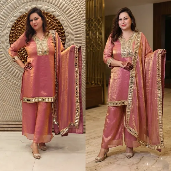 Pink_Beautiful_Heavy_quality_Frendy_Silk_Silk_Fabric_designer_festive_wear_3pc___Peplum_Dress_with_Crape_Lining