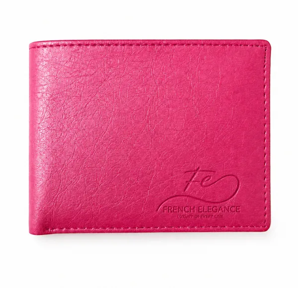Pink_And_Brown_Leather_Wallet_And_Keychain_Gift_Set
