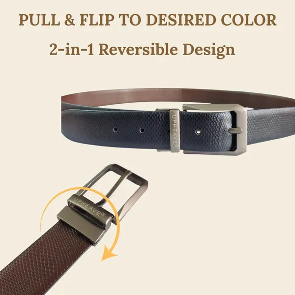 Black_Brown_Reversible_Snake_Print_Leather_Belt_For_Men