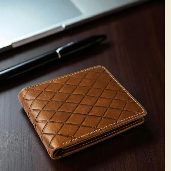 Tan_Full-Grain_Leather_Slim_Bi-Fold_Wallet_For_Men