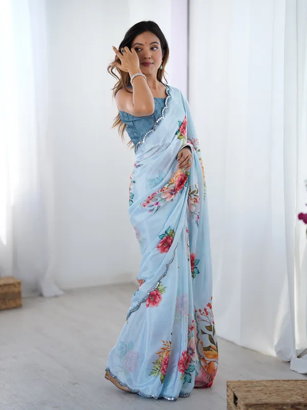 Aqua_Blue_And_Pink_Pure_Chinon_Digital_Print_Saree_With_Mirror_Work_Scallop_Border_For_Women