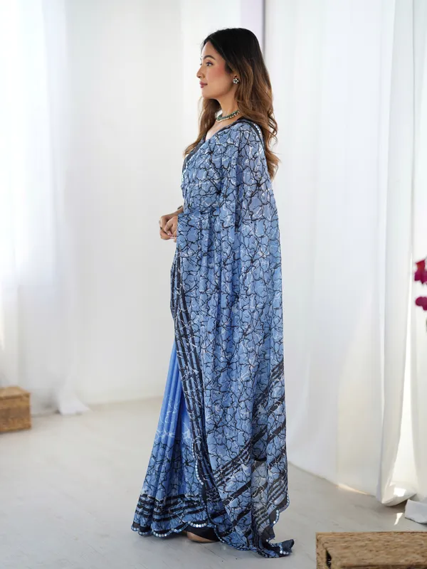 Sky_Blue_Pure_Chinon_Digital_Print_Saree_With_Mirror_Work_Scallop_Border_For_Women