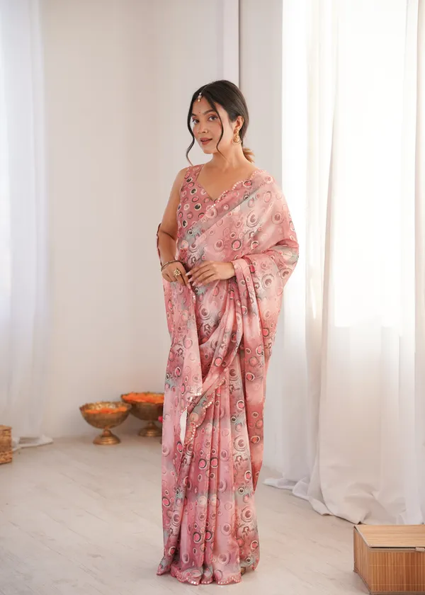 Pink_Pure_Chinon_Digital_Print_Saree_With_Mirror_Work_Scallop_Border_For_Women