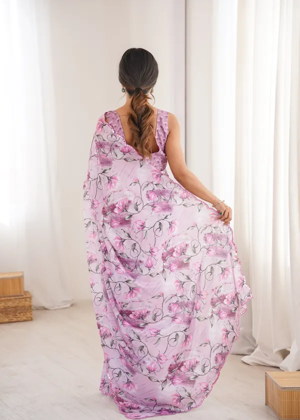 Purple_Pure_Chinon_Digital_Print_Saree_With_Mirror_Work_Scallop_Border_For_Women