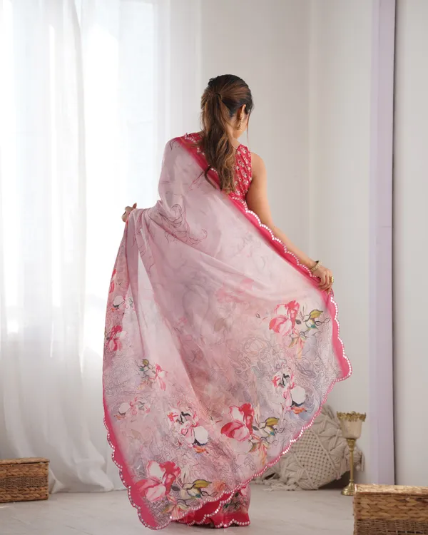 Baby_Pink_Pure_Chinon_Digital_Print_Saree_With_Mirror_Work_Scallop_Border_For_Women