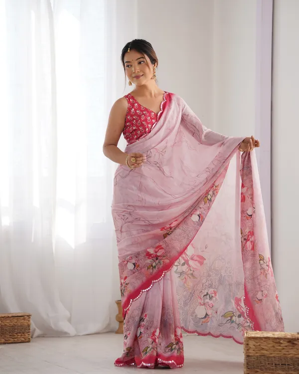 Baby_Pink_Pure_Chinon_Digital_Print_Saree_With_Mirror_Work_Scallop_Border_For_Women