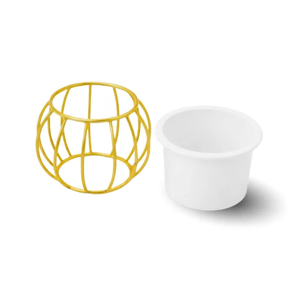 Metal_Wire_Planter_Stand_With_Plastic_Pot_Insert_Golden_Cage_Design