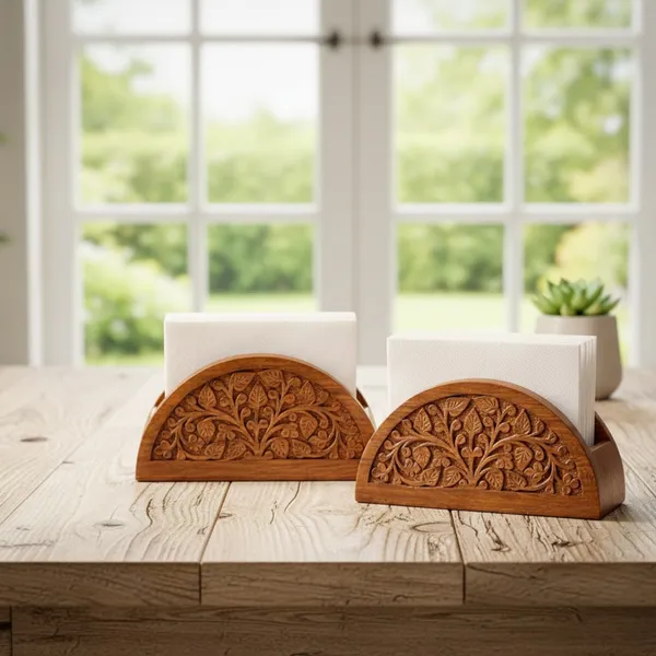 Handcrafted_Wooden_Napkin_Holder_with_Floral_Carving_-_Set_of_2