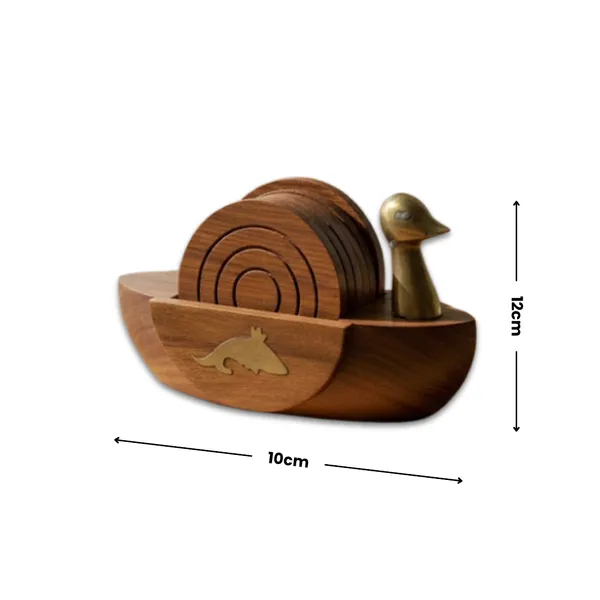 Handcrafted_Wooden_Coaster_Set_With_Boat_Shaped_Holder