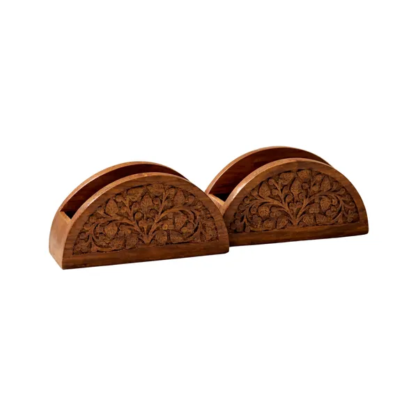 Handcrafted_Wooden_Napkin_Holder_with_Floral_Carving_-_Set_of_2