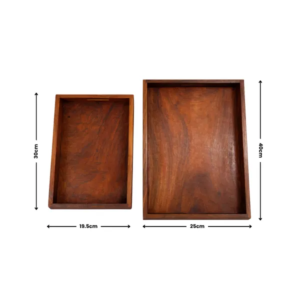 Wooden_Serving_Tray_Set_Of_2_Rustic_Brown_Rectangular_Trays_With_Handles