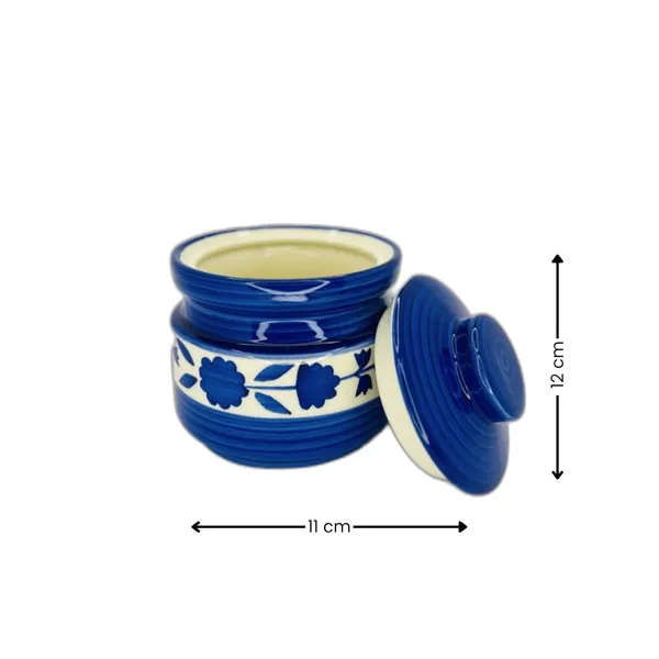 Ceramic_Pickle_Jars_With_Lids_Multipurpose_Barni_For_Chutney_Pickle_Jar_Storage_Container_Dining_Table_Container_Barni_Jar_With_Lid_Ceramic_Storage_Jar_Container_Blue_White