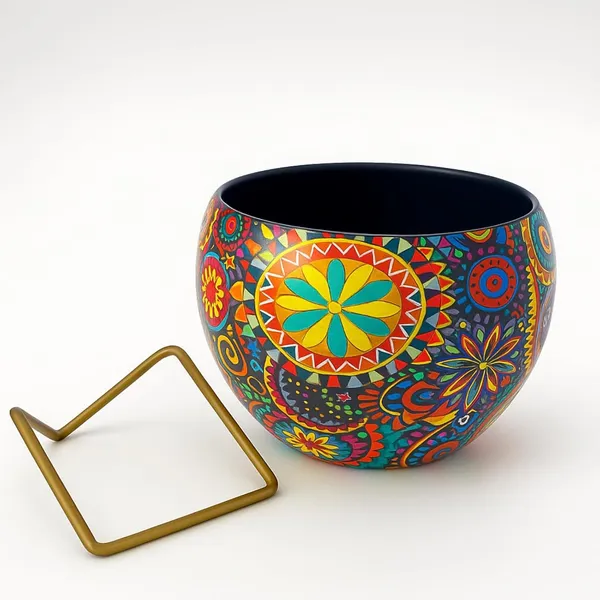Metal_Mandala_Flower_Planter_Decorative_Pot_Holder_For_Indoor_Outdoor_Use_Mandala_Fusion_Spectrum_Style_Succulent_Planter_Mandala_Fusion