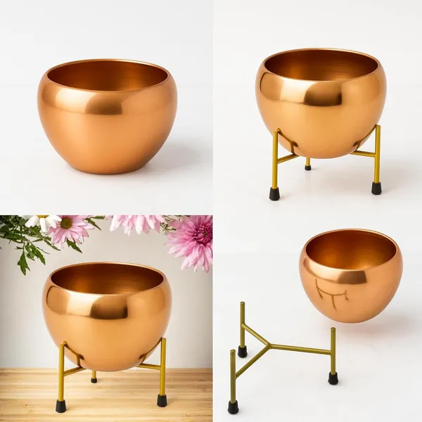 Metal_Planter_Pot_For_Indoor_Plants_Round_Decorative_Flower_Pot_Rust_Resistant_Modern_Plant_Holder_For_Home_Balcony_Office_Golden