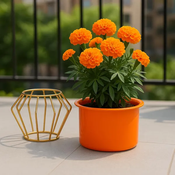 Metal_Golden_Planter_With_Stand_Flower_Pot_For_Indoor_Outdoor_Plants_Flower_Vase_Planter_Pot_Metallic_Gold_Metal_Stand_With_Planters_Orange_Cube_Stand