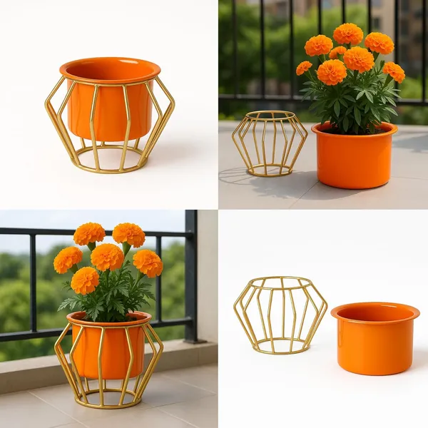 Metal_Golden_Planter_With_Stand_Flower_Pot_For_Indoor_Outdoor_Plants_Flower_Vase_Planter_Pot_Metallic_Gold_Metal_Stand_With_Planters_Orange_Cube_Stand