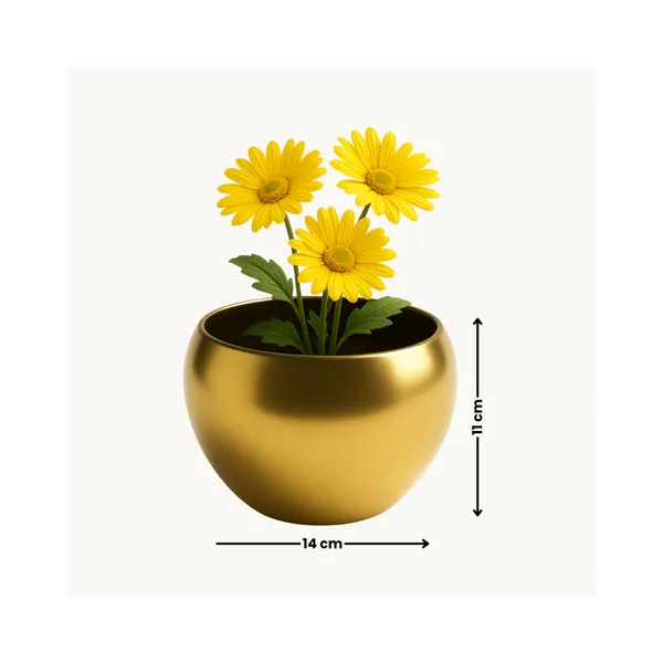 Gold_Metallic_Round_Planter_Pot_For_Home_Decor