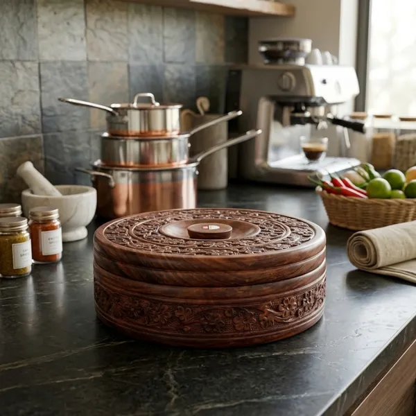 Handcrafted_Wooden_Chapati_Box_With_Intricate_Carved_Design