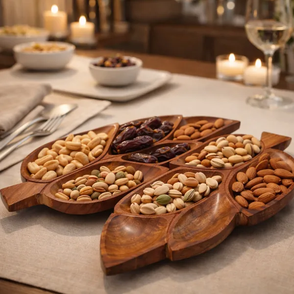 Handcrafted_Wooden_Leaf_Serving_Platter_Set_Of_2