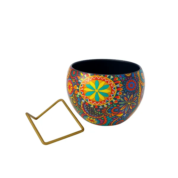 Hand_Painted_Colorful_Floral_Mandala_Design_Metal_Pot_Planter_with_Stand