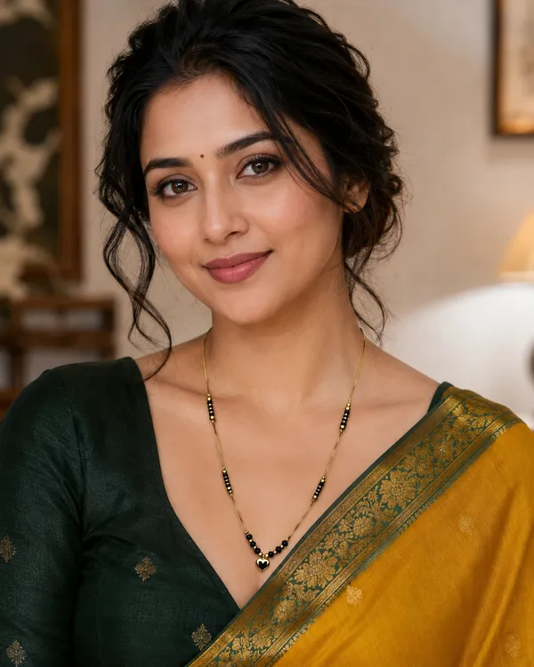 Gold_Alloy_With_Black_Beads_Heart_Pendant_Mangalsutra_For_Women
