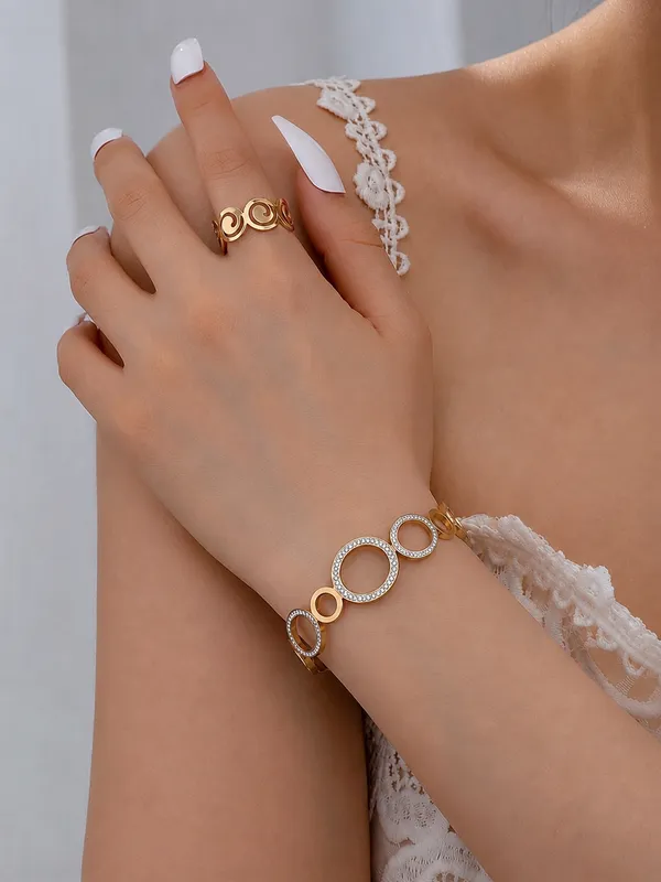 Gold_Stainless_Steel_Link_Bracelet_For_Women