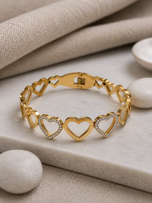 Gold_Stainless_Steel_Link_Bracelet_For_Women