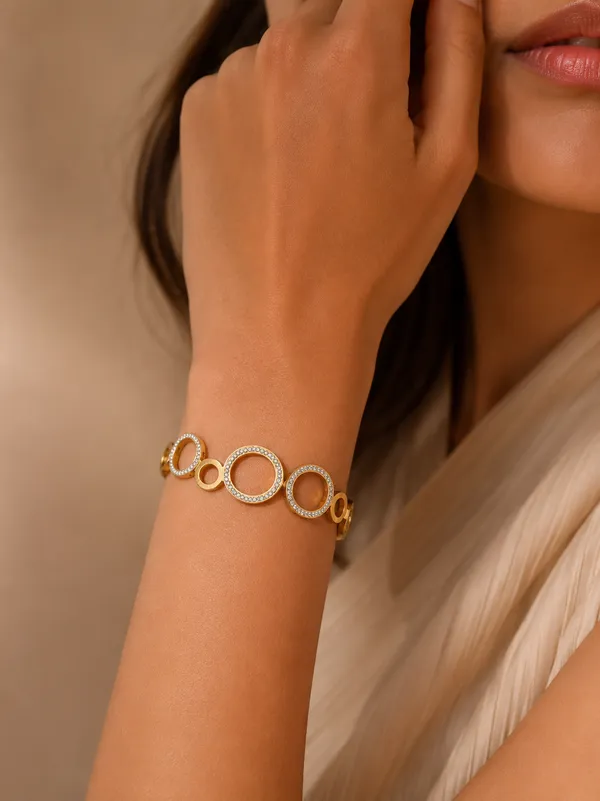 Gold_Stainless_Steel_Link_Bracelet_For_Women
