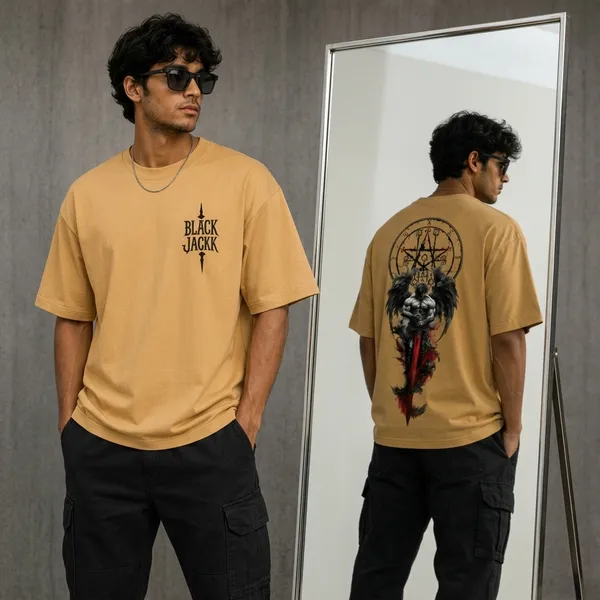 Beige_Black_Jack_Graphic_Print_Oversized_T-Shirt_For_Men