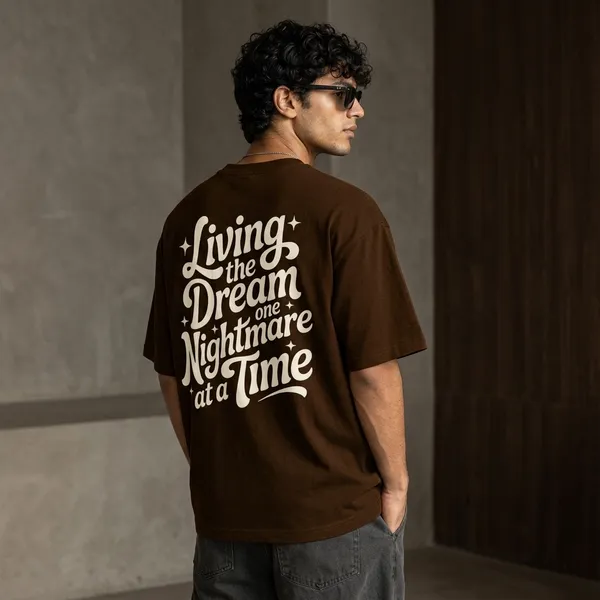 Brown_Cotton_Oversized_Graphic_Print_T-Shirt_For_Men