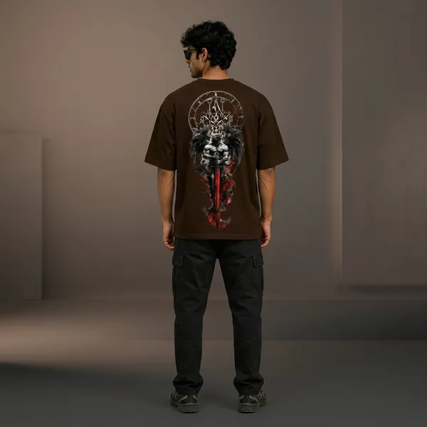Brown_Black_Jack_Graphic_Print_Oversized_T-Shirt_For_Men