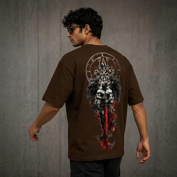 Brown_Black_Jack_Graphic_Print_Oversized_T-Shirt_For_Men