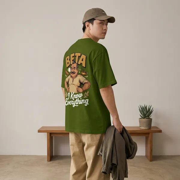 Green_Graphic_Print_Beta_T-Shirt_For_Men