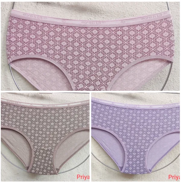Priya_Oe_Multicolor_Cotton_Print_4_Printed_Panties_For_Women_Pack_Of_3