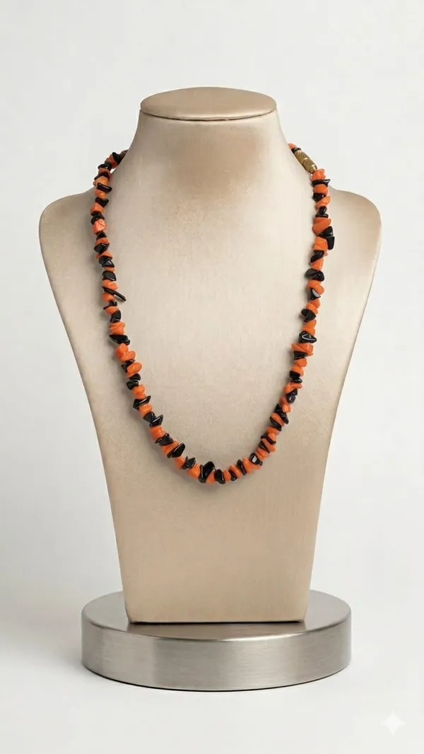 Beautiful_Uncut_Loose_Stones_Necklace,_Handmade_Multicolor_Necklace_1_Strand_17_Inch