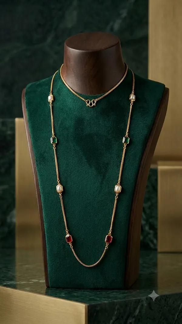 Emerald_Pearl_Elegance_Layered_Necklace_