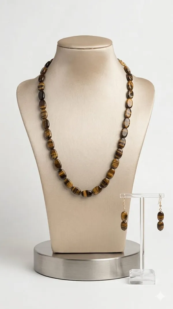 Beautiful_Tiger_Loose_Beads_Necklace,_Handmade_Tiger_Color_Necklace_1_Strand_18_Inch