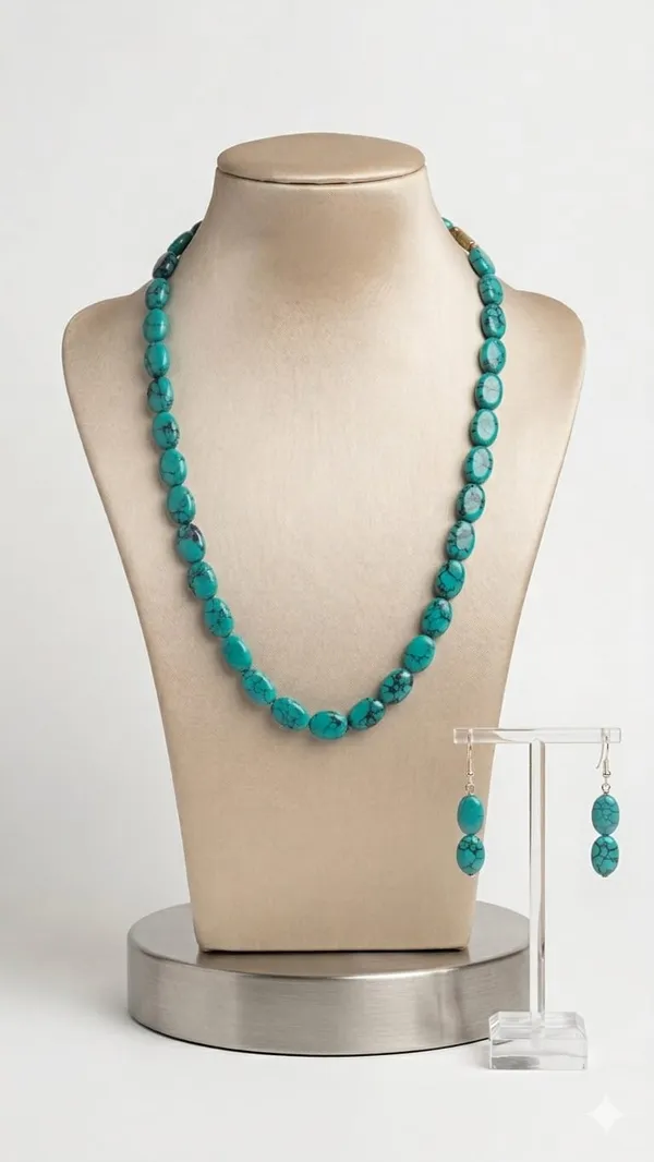 Beautiful_Turquoise_Loose_Beads_Necklace,_Handmade_Turquoise_Necklace_Set_1_Strand_18_Inch