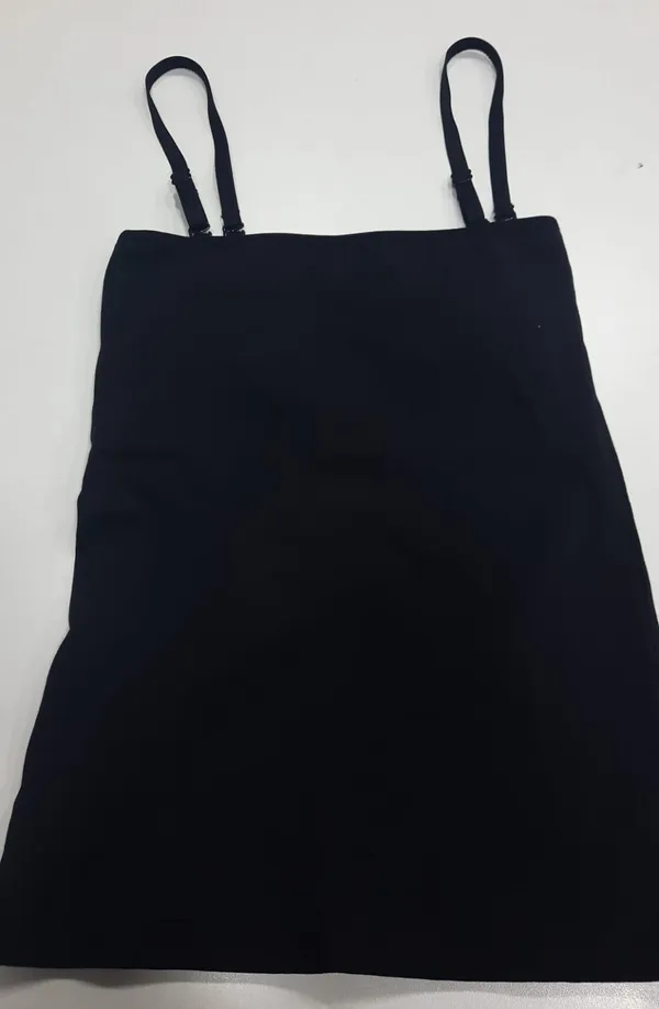 Women'S_Black_Padded_Camisole_Top_With_Adjustable_Straps_&_Built_In_Support