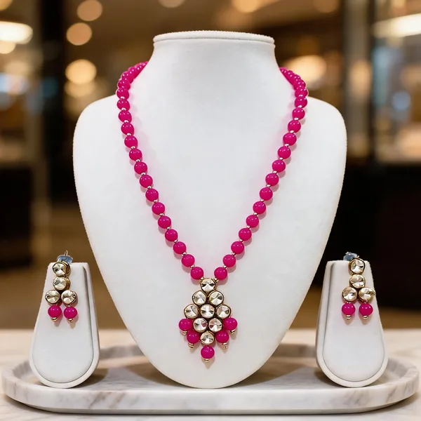 Pink_Jewellery_Set_Alloy_For_Women_Pack_Of_1