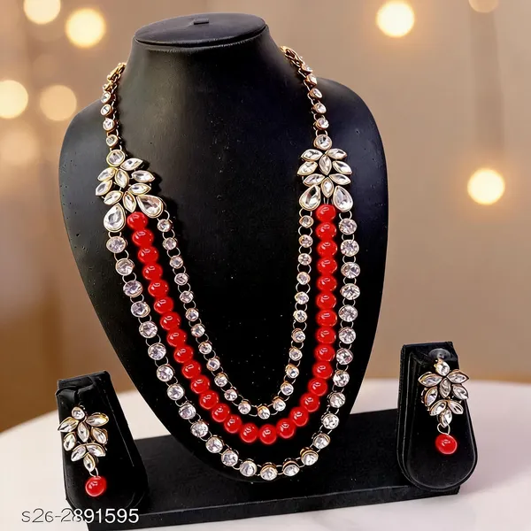 Red_Jewellery_Set_Alloy_For_Women_Pack_Of_1