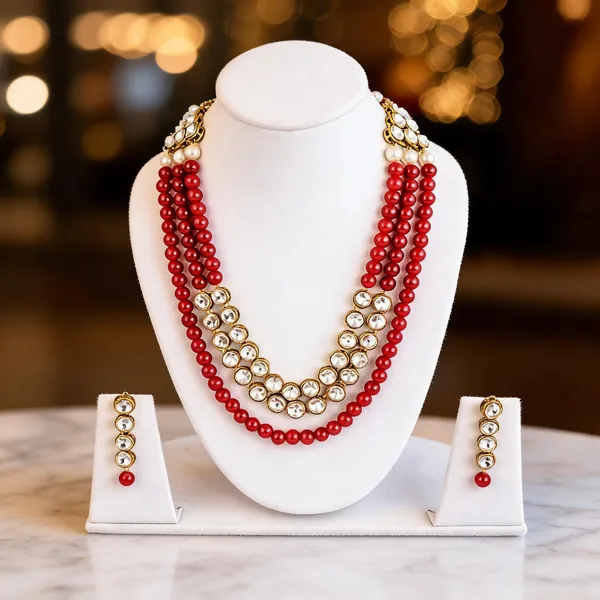 Red_Jewellery_Set_Alloy_For_Women_Pack_Of_1