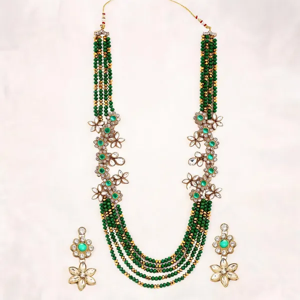 Green_Jewellery_Set_Alloy_For_Women_Pack_Of_1
